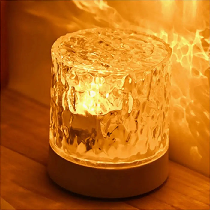 Lampe en cristal projecteur d’ondulation - Lampe