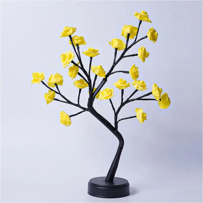 Lampe LED Style Arbre de décoration de bureau - Jaune