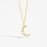 Laoise - Crescent Moon Necklace Silver-6