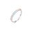 Laoise - Half Eternity Opal Ring-2