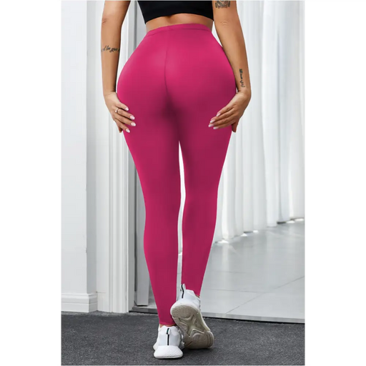 Leggings de sport roses  nouage-1