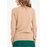 LILLY 4 Cardigan col rond en cachemire cintré camel-4