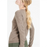 LILLY 4 Cardigan col rond en cachemire cintré taupe-3