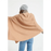 LILLY 9 Poncho col V en cachemire camel-4