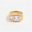 Luna - Statement Triple Crystal Gold Band-0