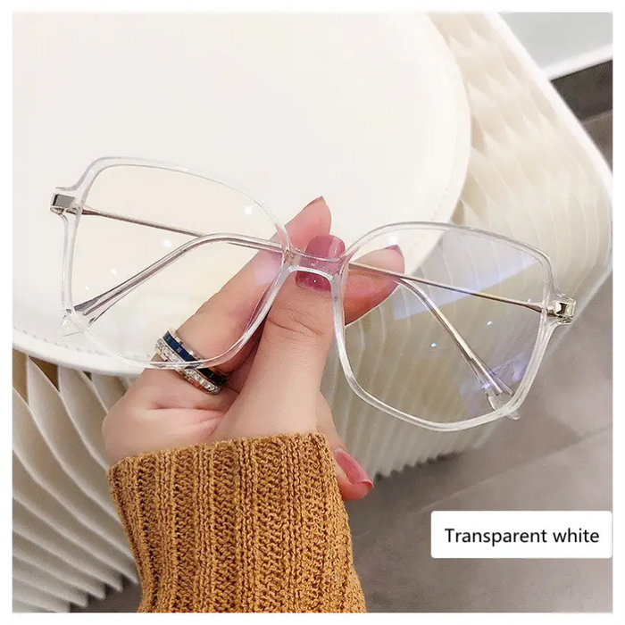 Lunettes Anti-lumière Bleue pour Femme - Transparent white