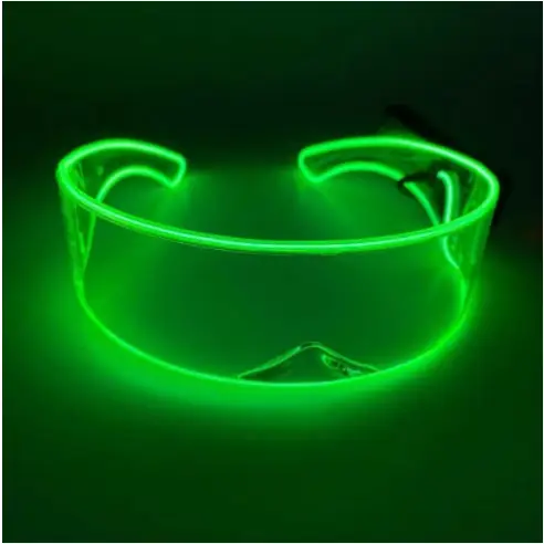 Lunettes Lumineuses Rétro Films de Couleurs - Vert