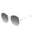 Lunettes Rondes UV400 Forte Protection - Transparent Gris