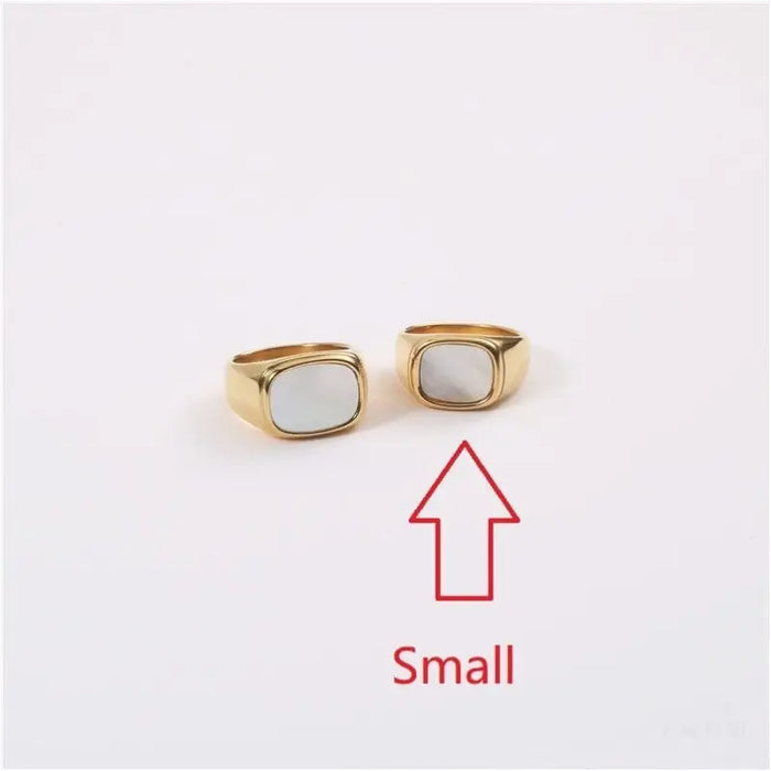 Lysander - Signet Shell Ring-6