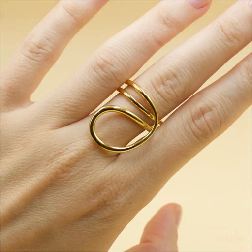 Majestic - Bague moderne or-1