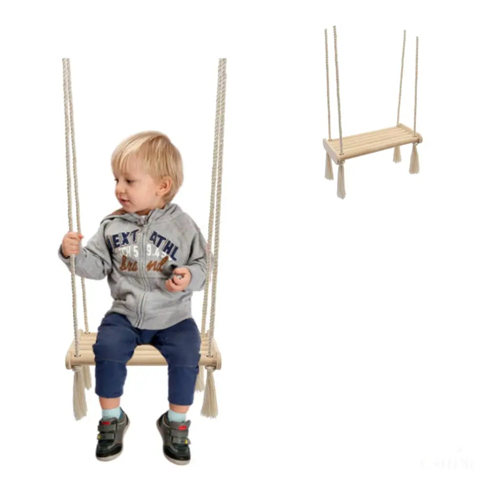 MAMOI® Balançoire en bois pour enfants | Balançoire en bois | Balançoire en bois | Balançoire d'intérieur pour enfants | Balançoire d'intérieur | 100% ECO | Fabriqué dans l'UE-0