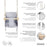 MAMOI® Balancoire interieur pour bebe et enfants, Siege balançoire en bois et en coton pour bébé, Balansoire pour enfant, Balancelle scandinave, Baby swing-2