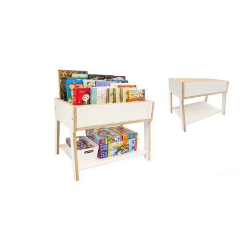 MAMOI® bibliothèque pour enfants en bois, étagère pour enfants, étagère pour livres d'enfants, support de livres, étagère et étagère murale pour chambre d'enfants. Book Shelf.-0