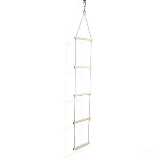 MAMOI® Échelle de Corde Échelle de montée pour Enfants en Bois et Corde de Coton | Balançoire en Corde intérieur extérieur | Échelle Suspendue Durable Design scandinave | 100% ECO | Prodotto Nell’UE-0