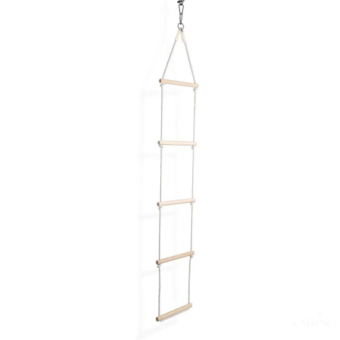 MAMOI® Échelle de Corde Échelle de montée pour Enfants en Bois et Corde de Coton | Balançoire en Corde intérieur extérieur | Échelle Suspendue Durable Design scandinave | 100% ECO | Prodotto Nell’UE-0