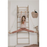 MAMOI® Espalier en bois, Mur escalade suedois pour enfant, Échelle suedoise pour bebe, Jeux descalade et gym avec accessoires, Barre et anneaux gymnastique-5