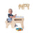 MAMOI® Meubles de chambre d'enfant stylés : table d'enfant avec chaises - bureau groupe de sièges table chaise set enfant - chaise enfant.-0