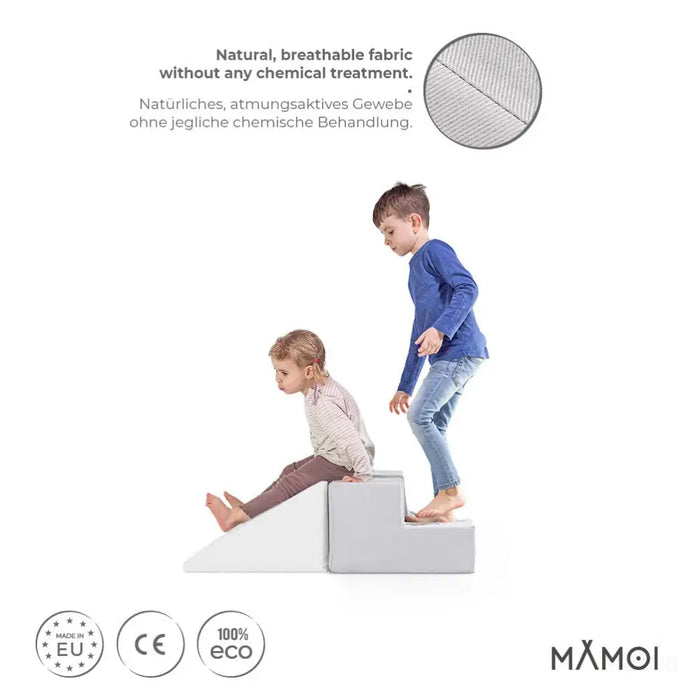 MAMOI® Modules de Motricité Bebe | Structure Mousse Motricité | Bloc de Motricité | Parcours de Motricité Bébé | Bloc Motricité | Structure Motricité Enfant | 100% ECO | Made in EU-1