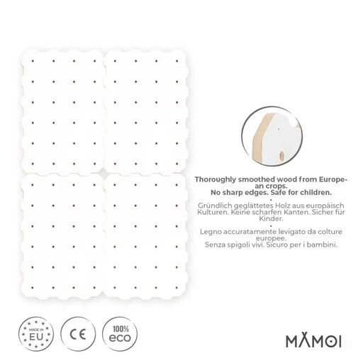 MAMOI® Mur escalade pour enfant, Module d'escalade interieur pour bebe, Mur descalade sans prise, Planche escalade à partir de 3 ans-1