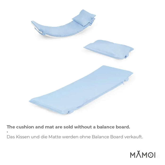 MAMOI® Oreiller de Planche D`équilibre Bleu | Tapis de Planche D'équilibre | Tapis de Balance Board | Matériau de la Planche D`équilibre | Coussin pour Balance Board | CE | 100% ECO | Made in EU-5