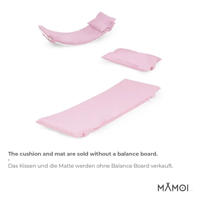 MAMOI® Oreiller de Planche D`équilibre Rose | Tapis de Planche D'équilibre | Tapis de Balance Board | Matériau de la Planche D`équilibre | Coussin pour Balance Board | CE | 100% ECO | Made in EU-5