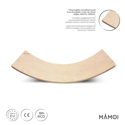 MAMOI® Planche equilibre pour enfant, Balance board, Planches d'équilibre, Jeu équilibre de proprioception en bois, Jeux motricité montessori 1 an 2/3 ans-1