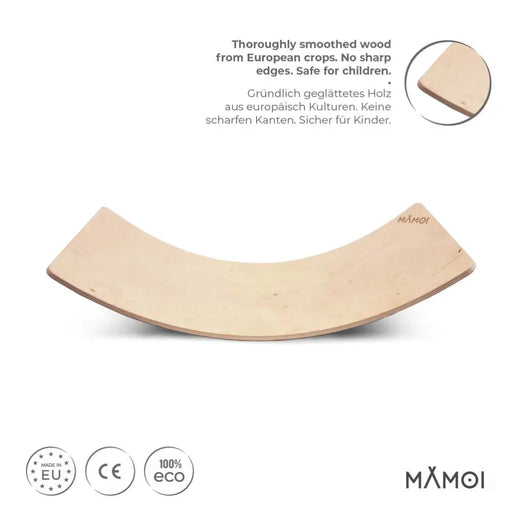 MAMOI® Planche equilibre pour enfant, Balance board, Planches d'équilibre, Jeu équilibre de proprioception en bois, Jeux motricité montessori 1 an 2/3 ans-1