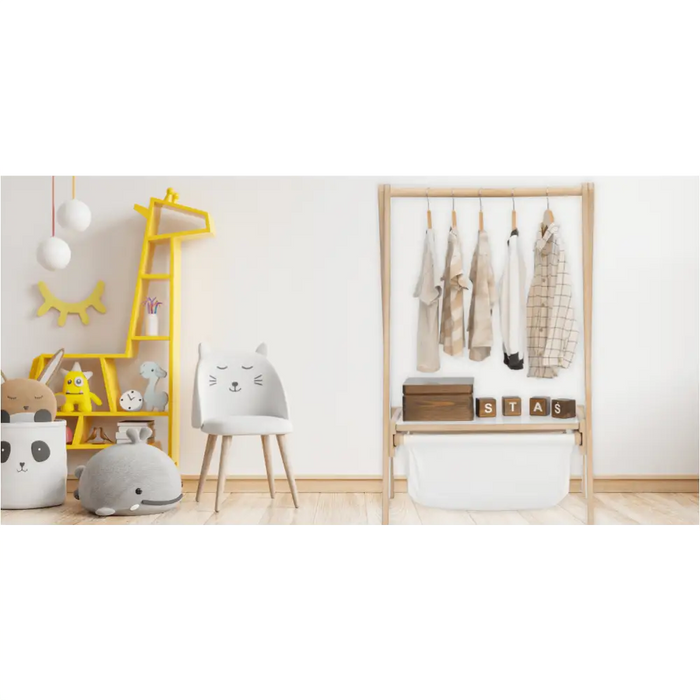 MAMOI® porte-vêtements pour chambre d'enfant | porte-vêtements enfant | porte-vêtements bébé | porte-manteau | armoire enfant | armoire enfant-4