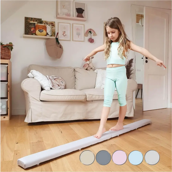 MAMOI® Poutre gymnastique pliable pour enfant (longueur de la pièce 200 cm), Accessoires de gym pour enfants, Poutres anti-dérapant et pratique à transporter-5