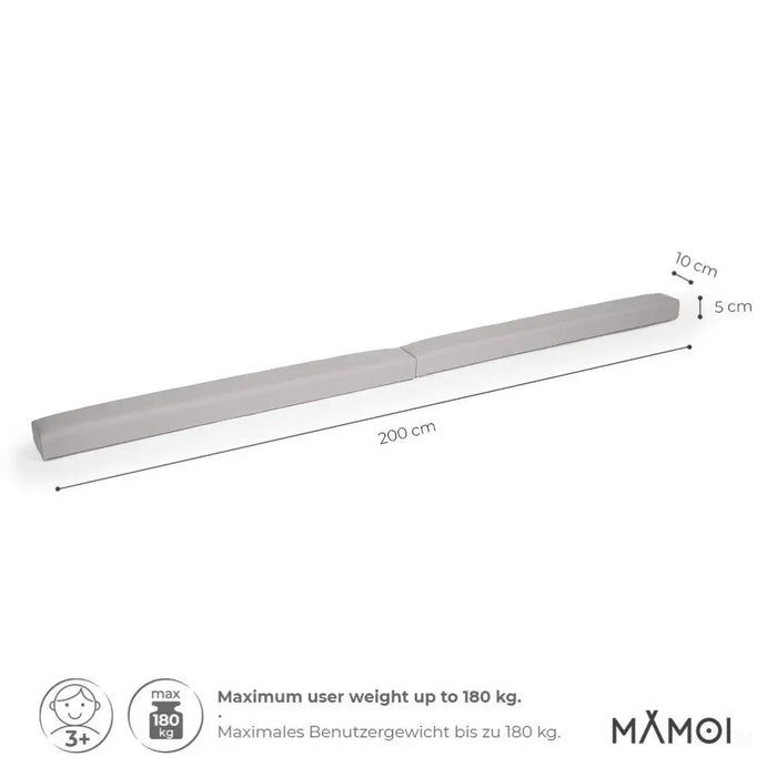 MAMOI® Poutre gymnastique pliable pour enfant (longueur de la pièce 200 cm), Accessoires de gym pour enfants, Poutres anti-dérapant et pratique à transporter-2