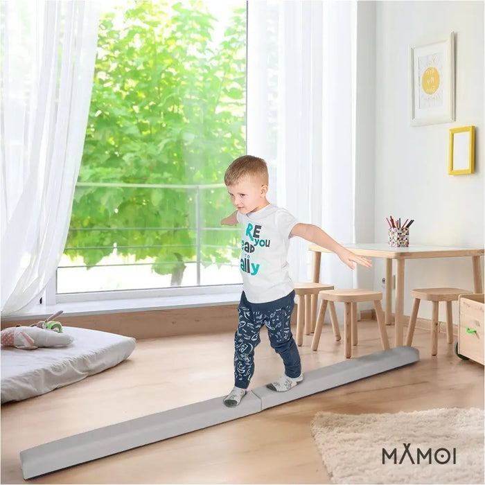 MAMOI® Poutre gymnastique pliable pour enfant (longueur de la pièce 200 cm), Accessoires de gym pour enfants, Poutres anti-dérapant et pratique à transporter-7