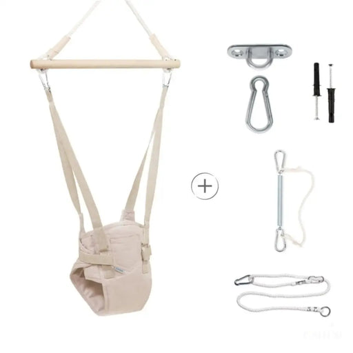 MAMOI® Sauteur suspendus pour bebe â partir de 6 mois, Jumperoo balancoire interieur, Sièges balançoire de porte, Transat balancelle, Baby bouncer et jolly jumper, Door swing-0