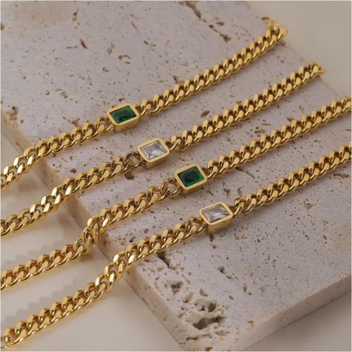 Martha - Cuban Link Chain Bracelet 8mm-8