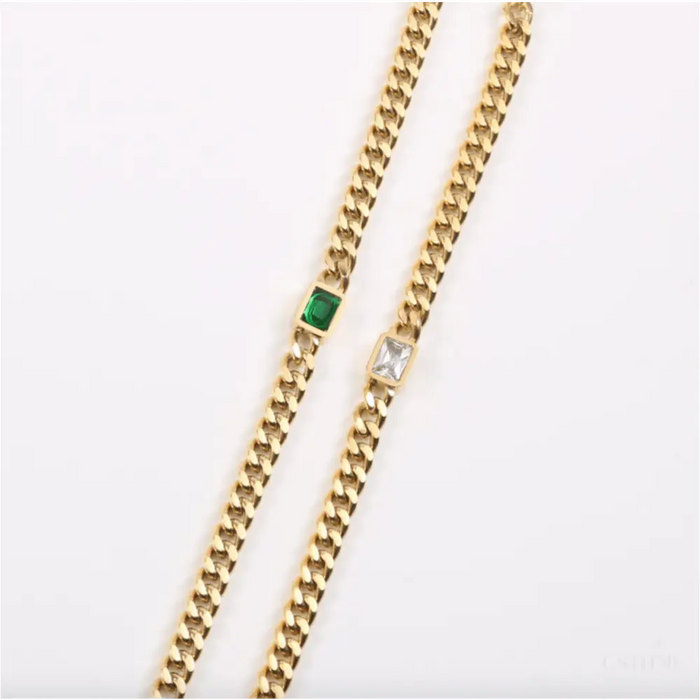 Martha - Cuban Link Chain Bracelet 8mm-3