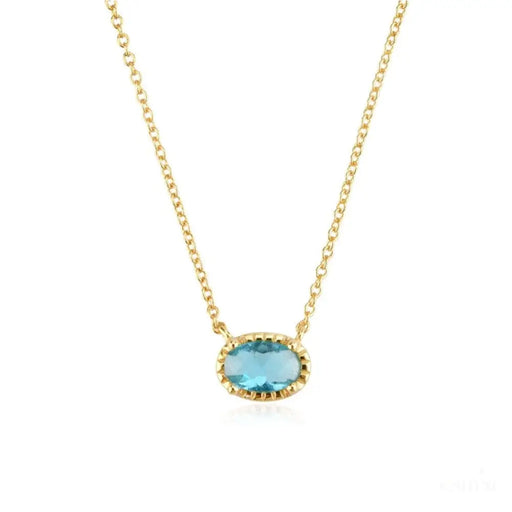 Maui - Collier pendentifs bleu océan-0