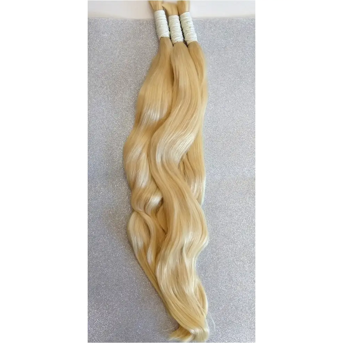 Mèches pour Extension au fil cheveux brésiliens ondulés - Blond doré-2