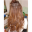 Mèches pour Extension au fil cheveux Brésiliens ondulés marron miel-1