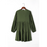 Mini-robe verte bouffantes et à plusieurs niveaux-10