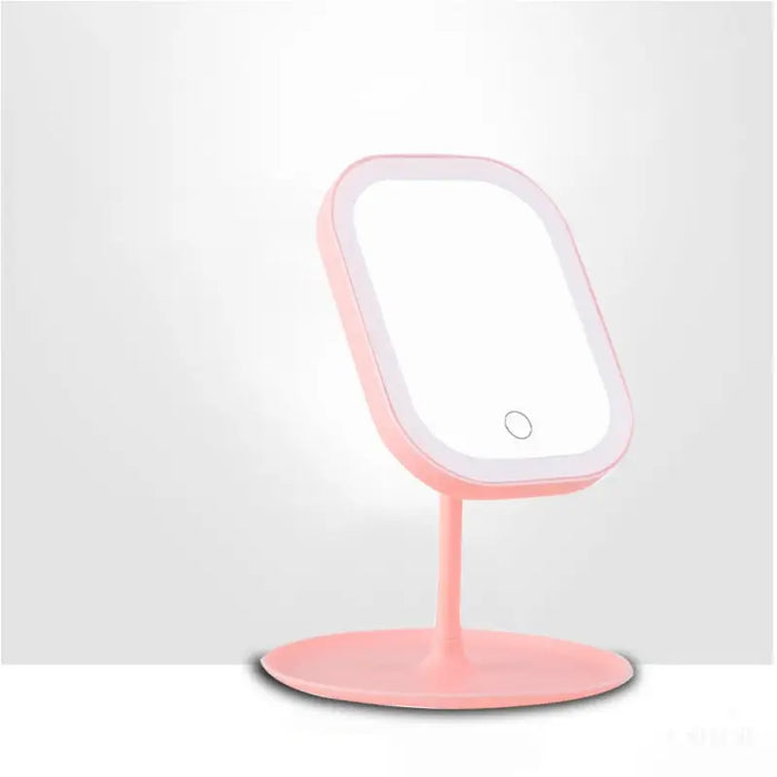 Miroir avec Éclairage pour un Maquillage Lumineux - Rose