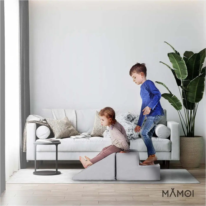 MAMOI® Modules de Motricité Bebe | Structure Mousse Motricité | Bloc de Motricité | Parcours de Motricité Bébé | Bloc Motricité | Structure Motricité Enfant | 100% ECO | Made in EU-4