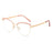 Monture métal Unisexe Tendance - Rose - Lunettes