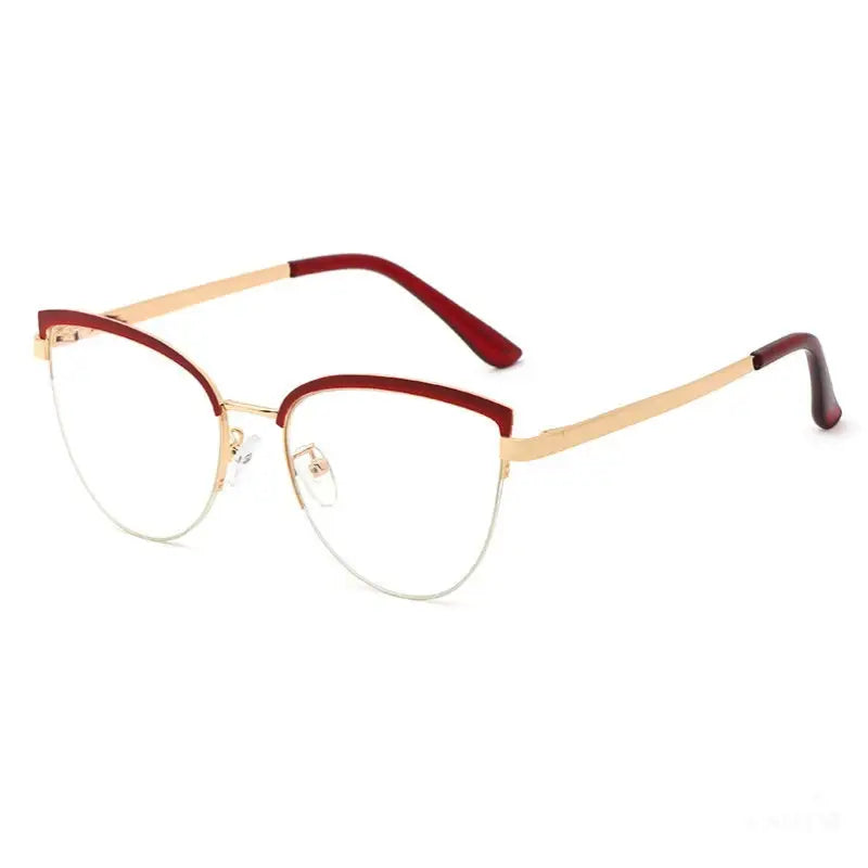 Monture métal Unisexe Tendance - Rouge - Lunettes