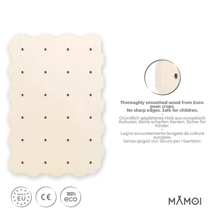 MAMOI® Mur escalade pour enfant, Module d'escalade interieur pour bebe, Mur descalade sans prise, Planche escalade à partir de 3 ans-1