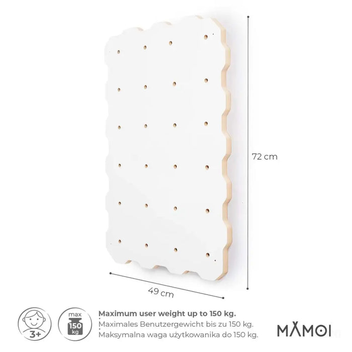 MAMOI® Mur escalade pour enfant, Module d'escalade interieur pour bebe, Mur descalade sans prise, Planche escalade à partir de 3 ans-2