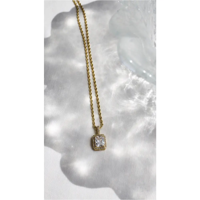 Nieve - Collier à pendentifs en cristal-5