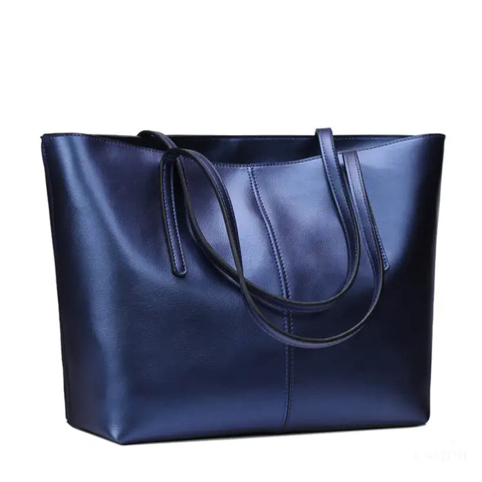 Nouveau sac en cuir unique - Bleu / M - Sacs de jour