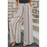 Pantalon  beige à rayure-0