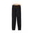 Pantalon de jogging en velours uni noir-5