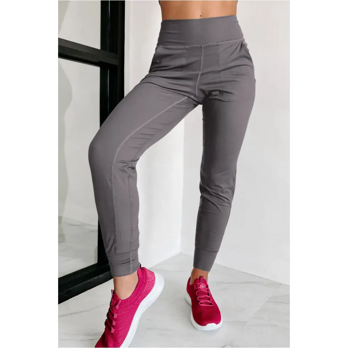 Pantalon de jogging gris -2