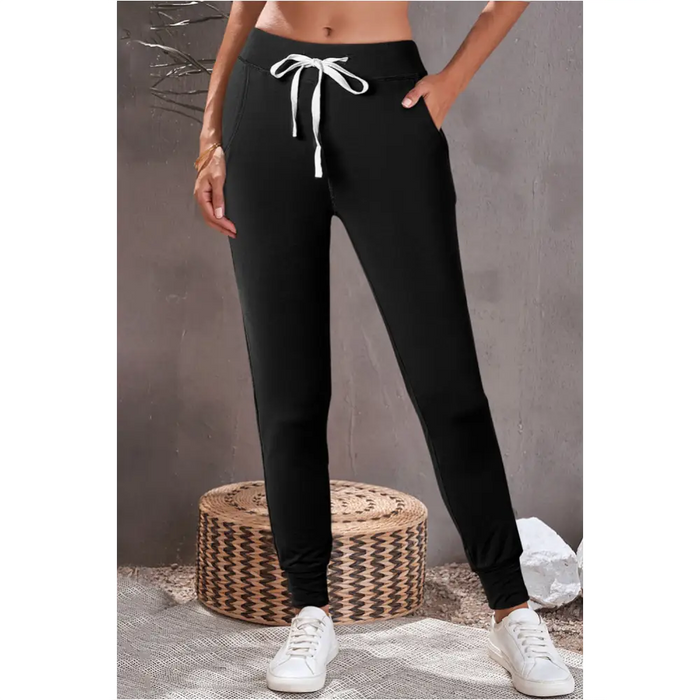 Pantalon de jogging noir -1